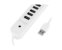 Risokeys 8-Port Usb 2.0 Hub, 480Mbps High-Speed Splitter, Plug & Play Usb Expander for Home Office & Travel