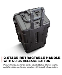 Nanuk Wheeled Series 965 Lightweight Nk-7 Resin Waterproof Hard Case without Foam Insert