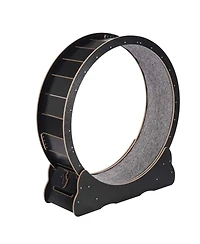 Aostirmotor Large Cat Exercise Wheel: 43.3" Indoor Treadmill in Black