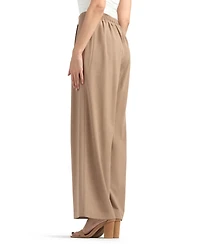 Bcx Women's Suiting Wide-Leg Pull-On Pants