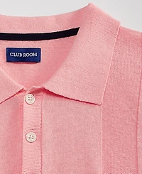 Club Room Men's Short-Sleeve Linen and Cotton Engineer Sweater, Macy's Exclusive