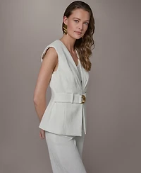 Donna Karan New York Women's Belted Vest