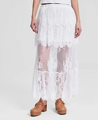 And Now This Women's Lace Tiered Maxi Skirt, Macy's Exclusive