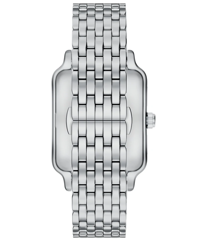 Emporio Armani Men's Quartz Three-Hand Silver Stainless Steel Watch, 36mm
