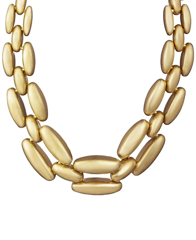 Donna Karan Gold-Tone Chunky Link Collar Necklace