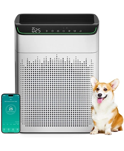 Morento Smart Hepa Air Purifier for Home, Voice & App Contorl, PM2.5 Display, Quality Monitor, Up to 1290 Sqft