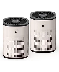 Morento Small Air Purifier with Essential Oil Diffuser for Bedroom, Up to 108 Sqft 2 Pack