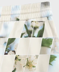 Mode of One Men's Floral Blocks 6-1/2" Pull-On Shorts, Macy's Exclusive