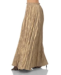 Ivonne Women's Pleated Maxi Skirt