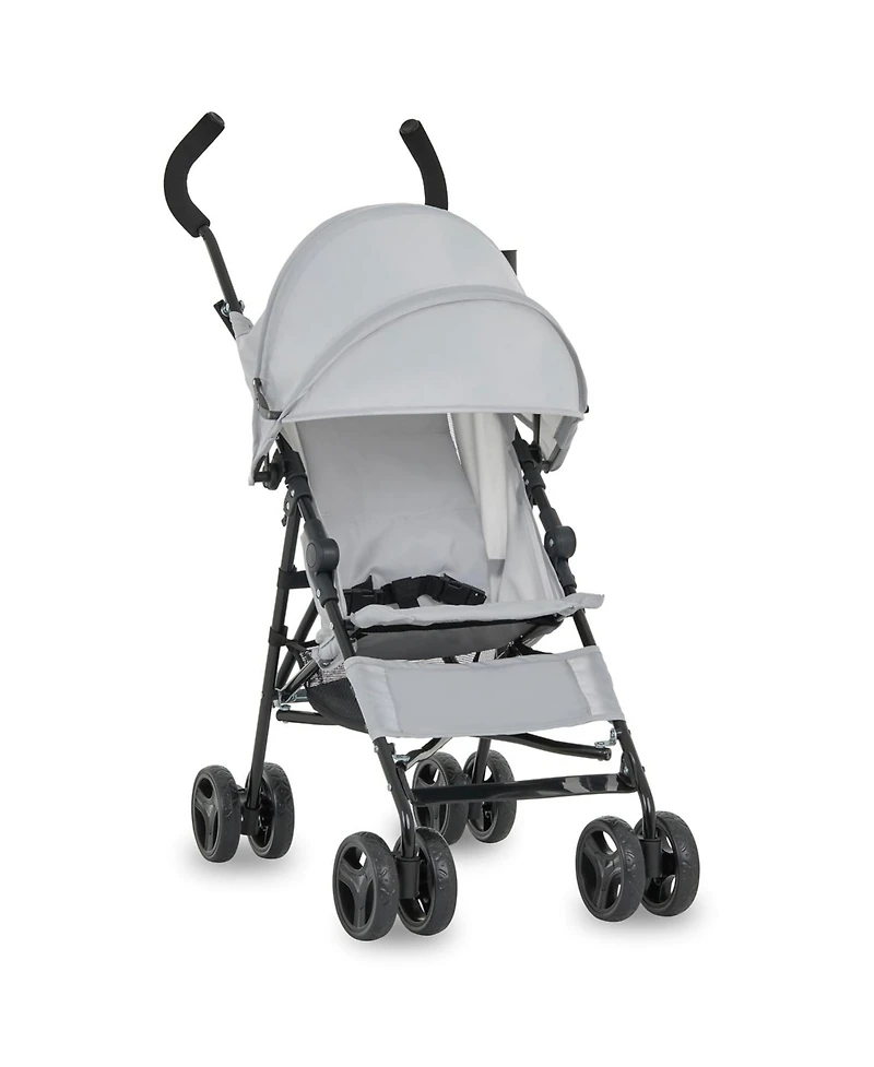 Dream On Me Toddler Rover Stroller: Lightweight, compact travel umbrella stroller. One-hand fold, lockable rear wheels, adjustable canopy, & 3-point h