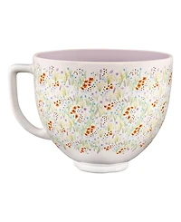 KitchenAid Ceramic 5-Quart Wildflower Mixing Bowl