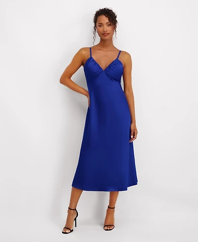 Siena Women's Satin Midi Dress
