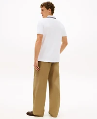 Tommy Hilfiger Men's Pique Badge Regular Short-Sleeve Polo Shirt