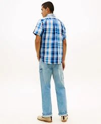 Tommy Hilfiger Men's Check Plaid Short-Sleeve Shirt