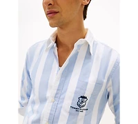 Tommy Hilfiger Men's Preppy Striped Long-Sleeve Oxford Shirt