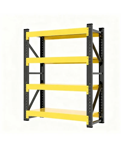 Yigii Metal Garage Shelving, Adjustable, Easy Assembly