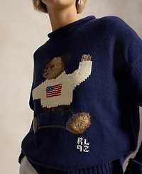 Polo Ralph Lauren Women's Rolled Crewneck Long-Sleeve Sweater