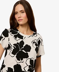 Sanctuary Petite Crewneck Short-Sleeve T-Shirt