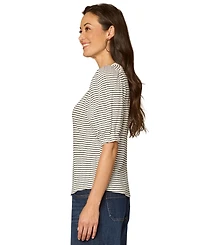 Democracy Women's Mandarin Collar Top
