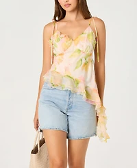 Astr the Label Women's Mejra Sleeveless V-Neck Top