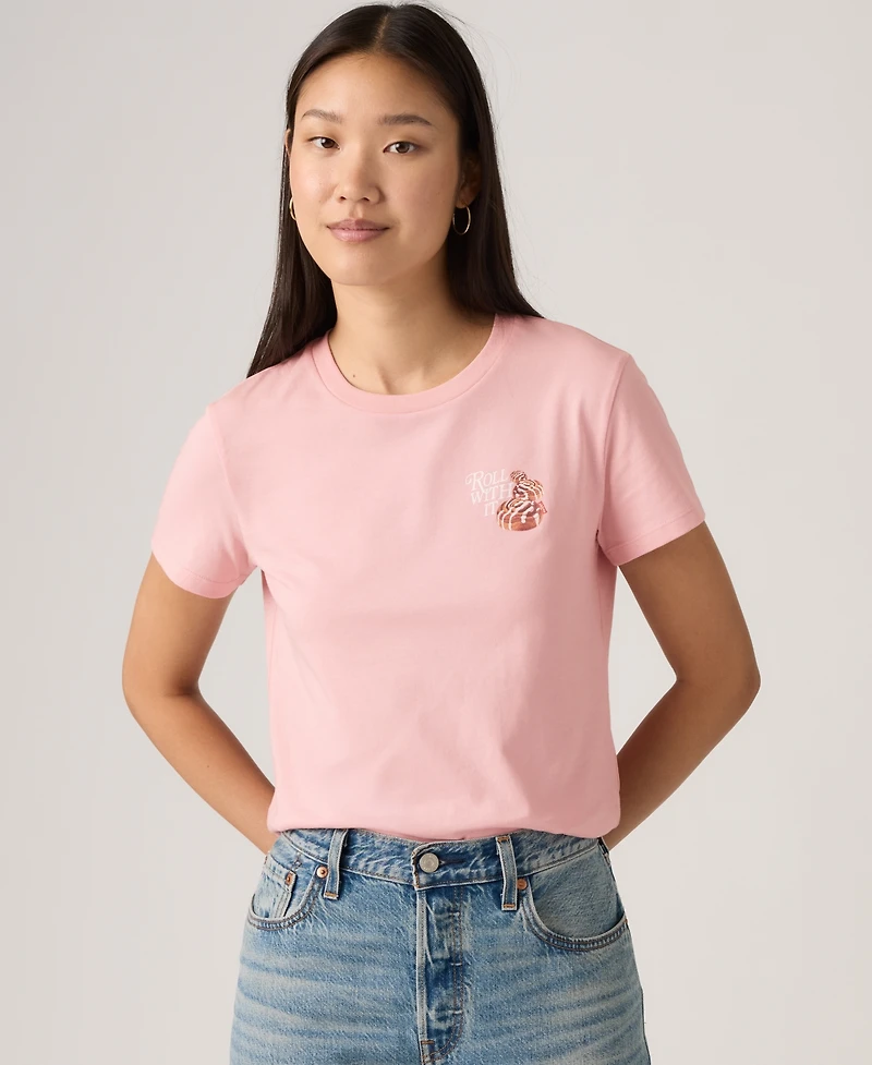 Levi's Women's The Perfect Crewneck Cotton T-Shirt
