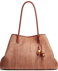 Donna Karan New York Weekend Woven Large Tote Bag