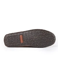 Minnetonka Men's Venetian Tread Suede Slip Ons