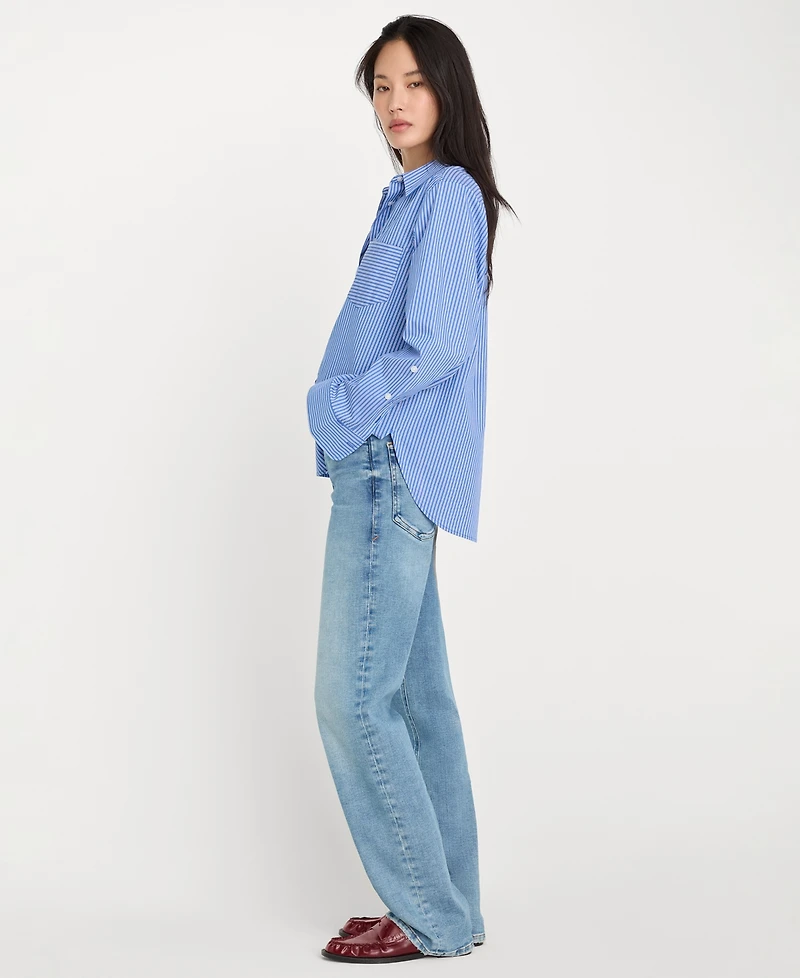 Good American Women's Straight High-Rise Jeans