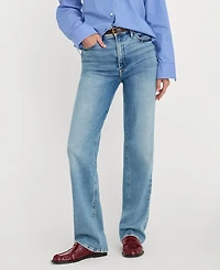 Good American Women's Straight High-Rise Jeans