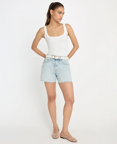 Good American Women's Mid-Rise Shorts