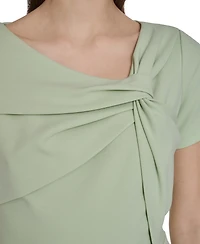 Calvin Klein Women's Twist Neck Midi Dress