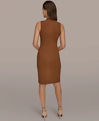 Donna Karan New York Women's V-Neck Wrap Sheath Dress