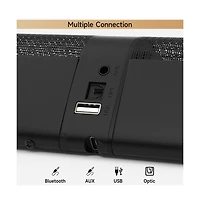 Artudatech Detachable Bluetooth 5.3 Soundbar with Hi-Fi Audio & Powerful Bass for Home Theater Upgrade