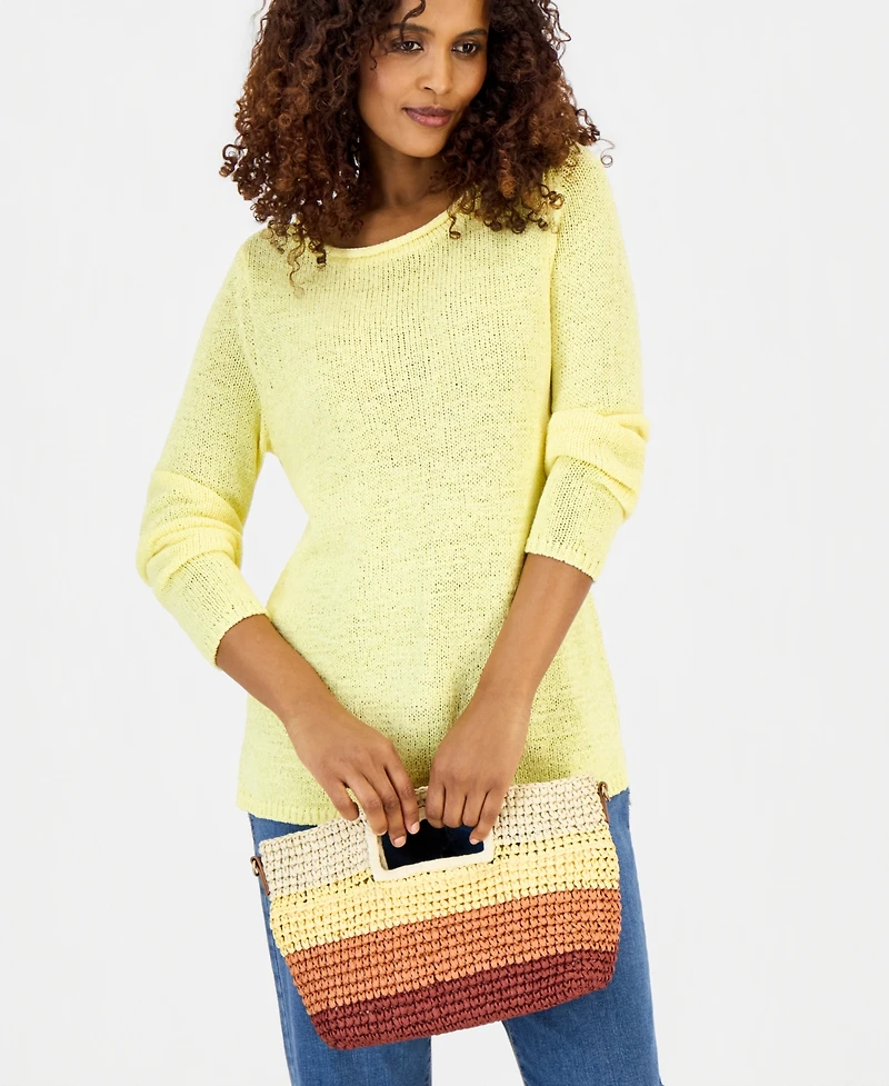 Style & Co Medium Zippered Shoulder Bag, Exclusively at Macy's