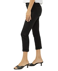 Silver Jeans Co. Women's Suki Mid Rise Luxe Stretch Capri