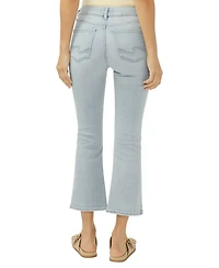 Silver Jeans Co. Women's Suki Mid Rise Luxe Stretch Kick Flare