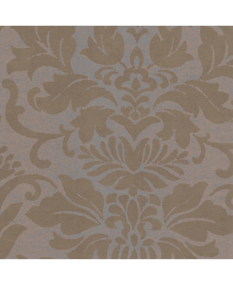 Elrene Home Fashions Antonia Damask Print Waterfall Tassel Window Valance