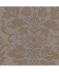 Elrene Home Fashions Antonia Damask Print Waterfall Tassel Window Valance