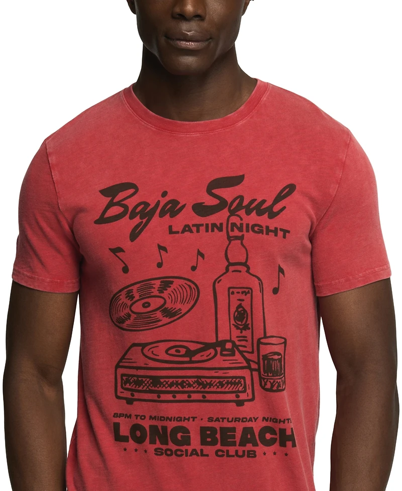 Lucky Brand Men's Baja Soul Graphic Crewneck T-Shirt