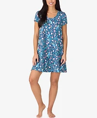 Cuddl Duds Women's Short-Sleeve Sleep Shirt