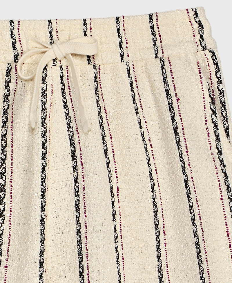 Mode of One Men's Striped Relaxed 9" Pull-On Shorts, Macy's Exclusive