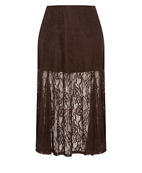 City Chic Women's Lacey Maxi Skirt