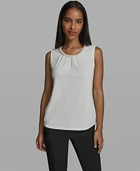 Karl Lagerfeld Paris Women's Crewneck Knit Top