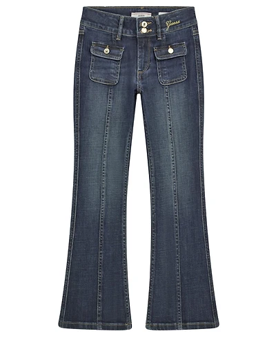 Guess Girls 7-16 Stretch Denim Bootcut Fit Jeans