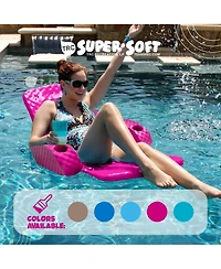 Trc Recreation Folding Baja Chair Swimming Pool Float Armchair, Flamingo Pink
