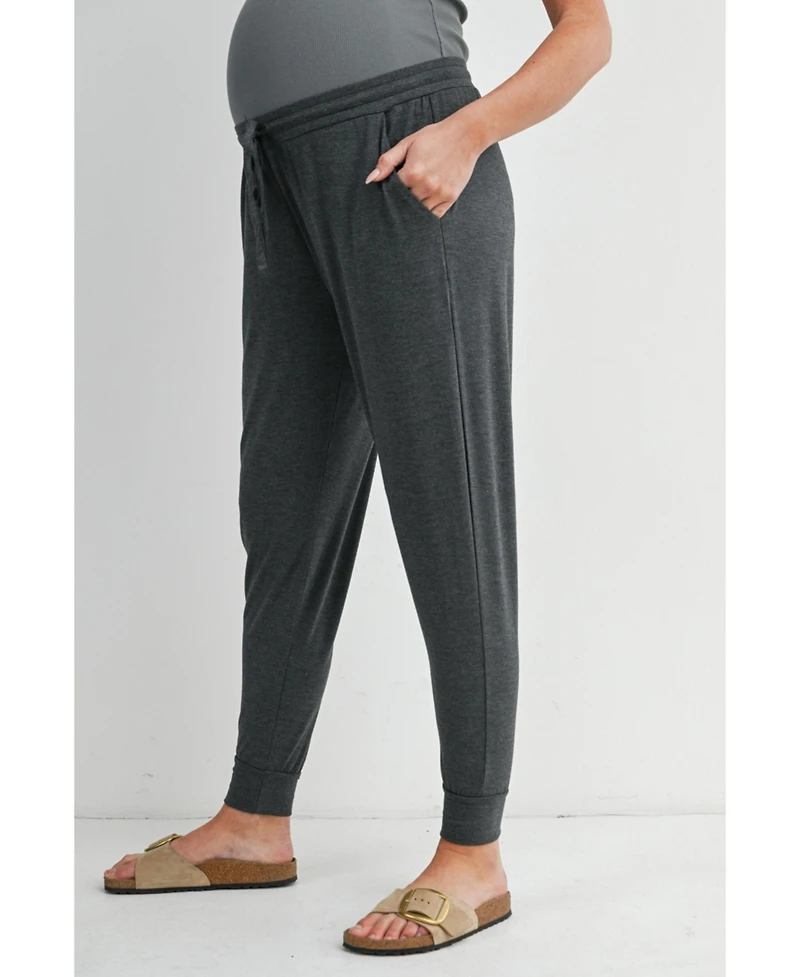 Hello Miz Maternity Relaxed Fit High Rise Joggers