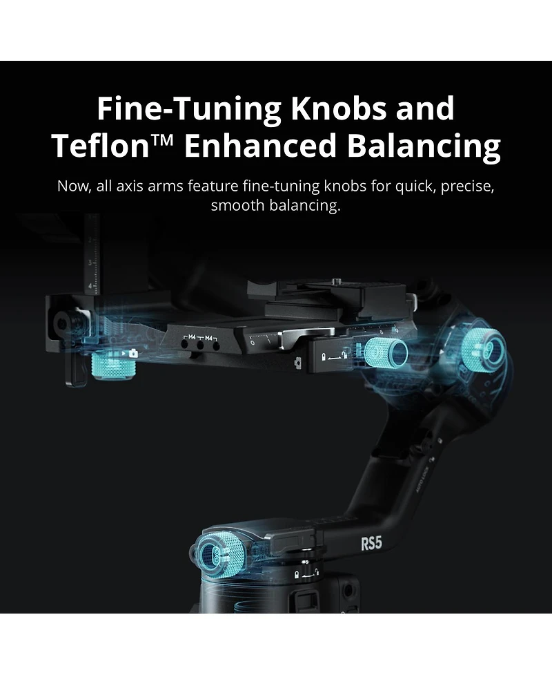 Dji Rs 5 Gimbal Combo Kit with Ai Tracking Module and Briefcase Handle