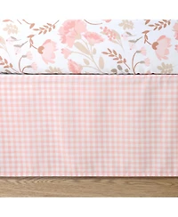 The Peanutshell Crib Bedding Set for Baby Girls, Whimsical Floral, 3 Pieces