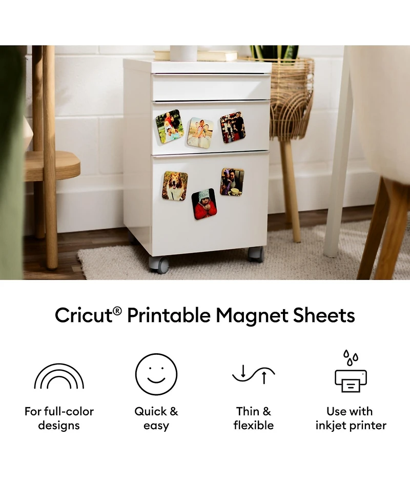 Cricut Printable Magnet Sheets - 8.5 in x 11 in (8 ct)