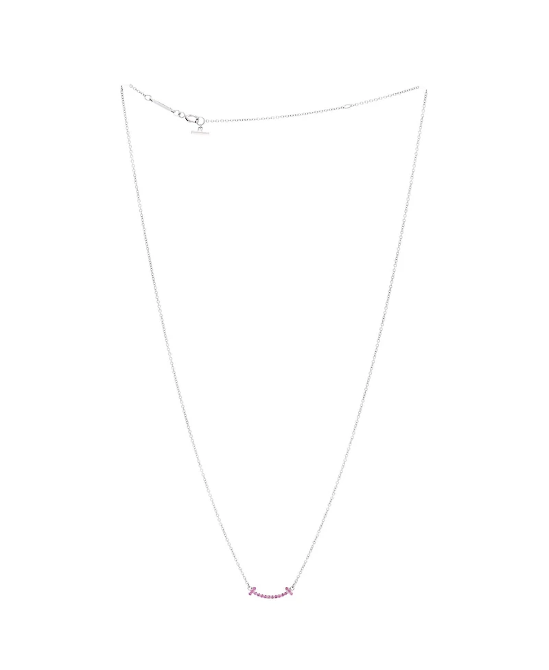 Pre-Owned Tiffany & Co T Smile Pendant Necklace